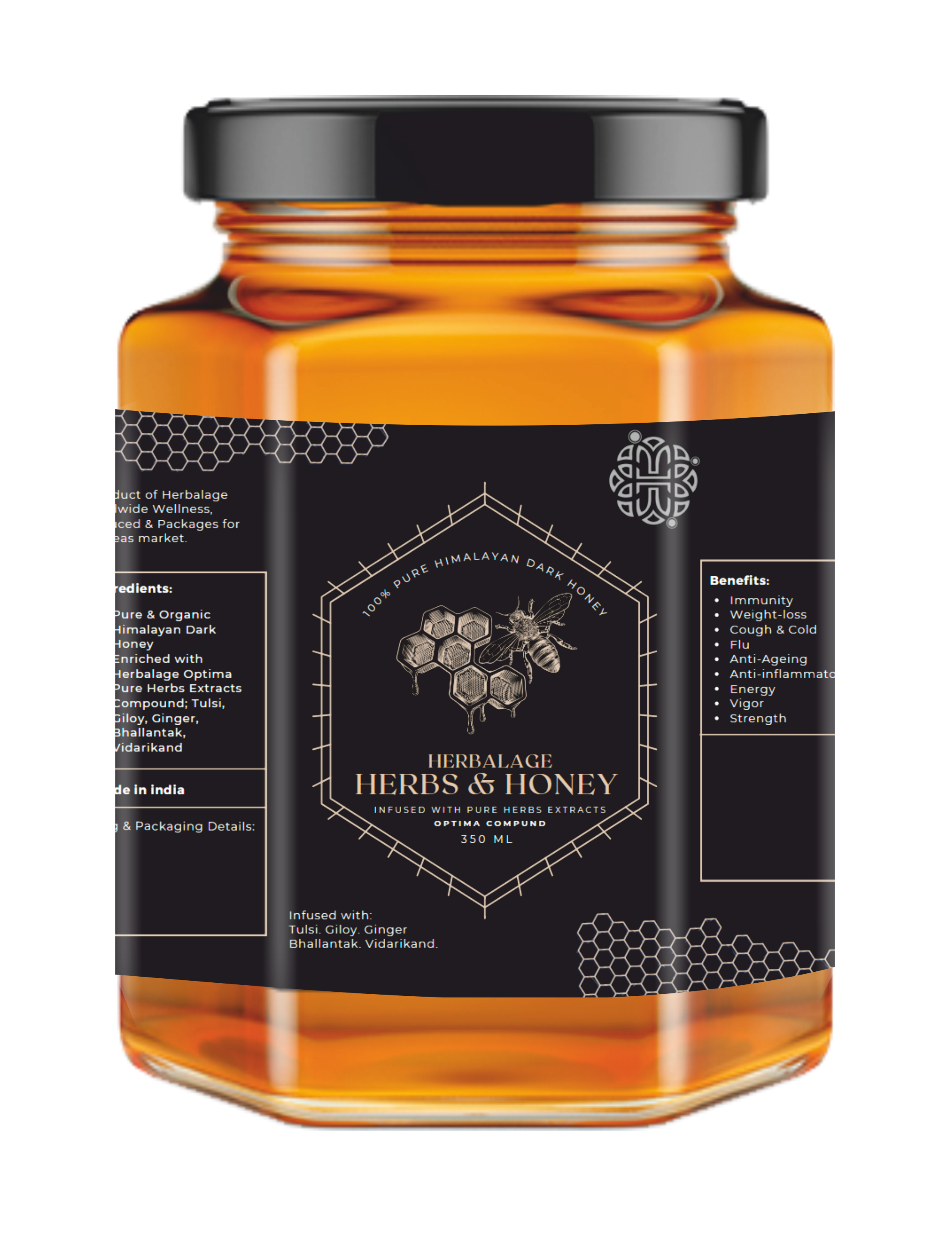 Bee Best Kashmere Honey - 350Gm