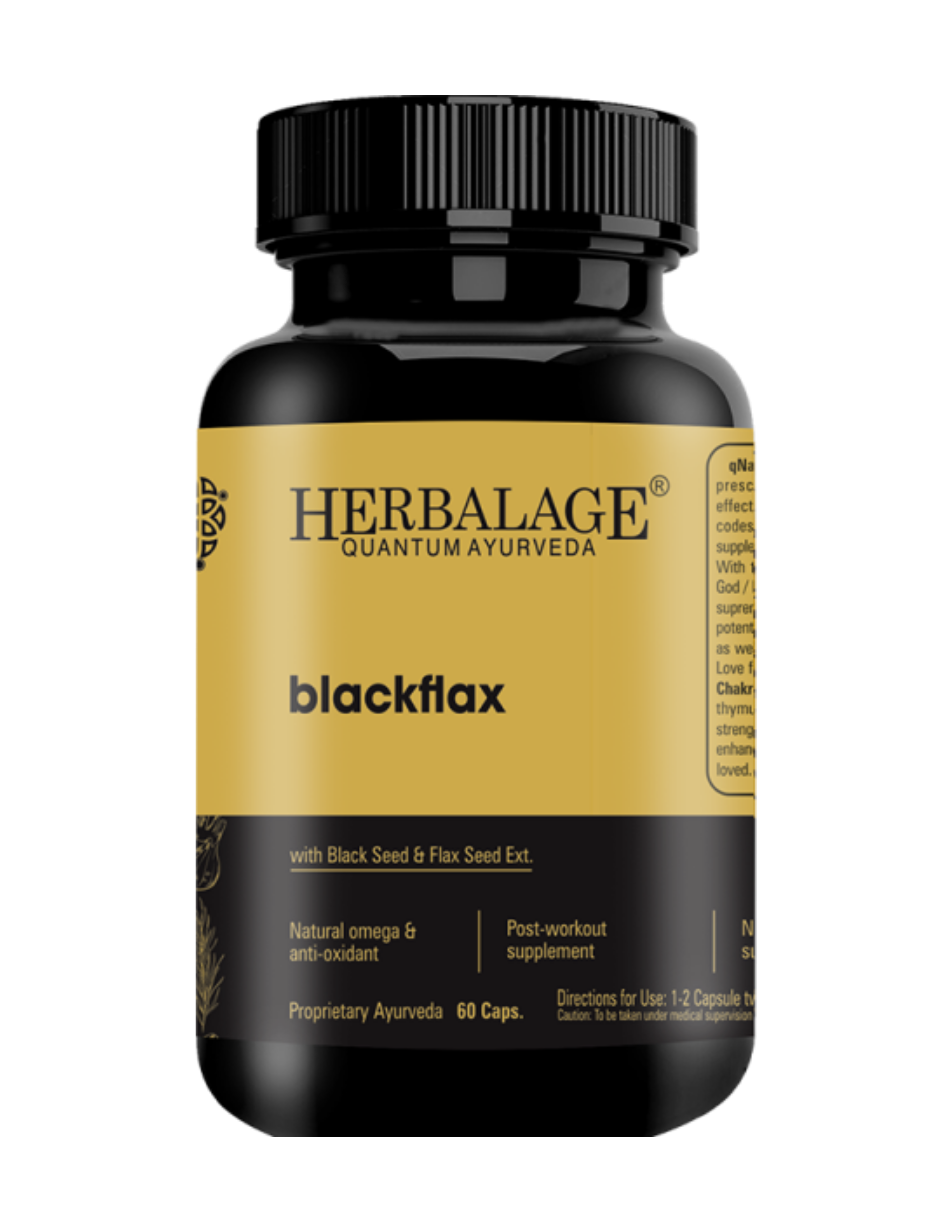 BlackFlax - Natural Omega Supplement