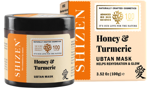 SHIZEN HONEY & TURMERIC UBTAN MASK