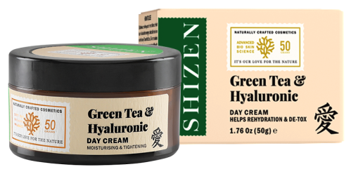SHIZEN GREEN TEA & HYALURONIC DAY CREAM